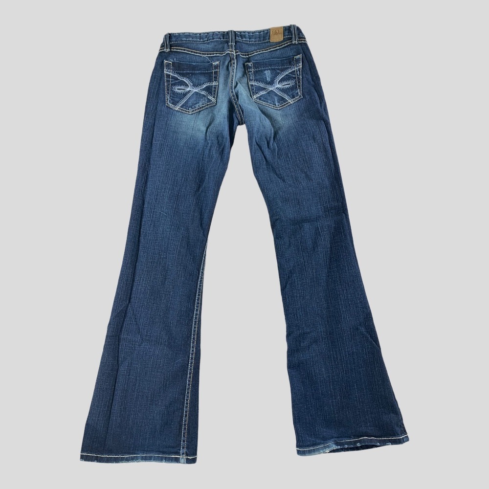 BKE Sabrina Jeans Womens 29x31.5 Stretch Bootcut Dark Wash Denim (Tag 29x33.5) - Picture 2 of 14